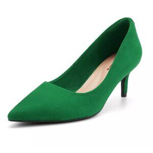 ZURIN Women Sexy Pumps Shoes Pointed Toe Stilettos Heel, SZ 10